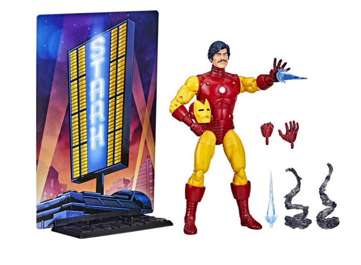 Marvel Legends Series Deluxe Retro Iron Man Action Figure