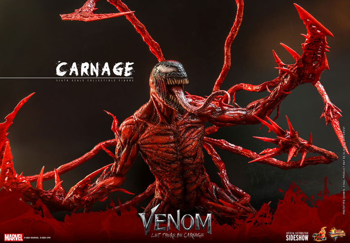Hot Toys Venom Let There Be Carnage Carnage 1/6 Scale Deluxe Figure