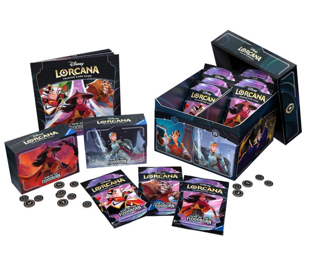 Disney Lorcana Trading Card Game: Rise Of The Floodborn Illumineer's Trove Set