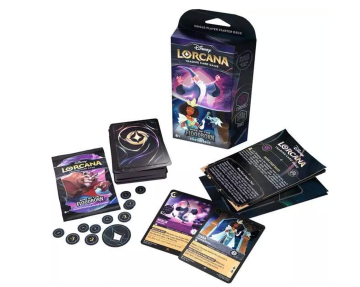Disney Lorcana Trading Card Game Starter Deck Merlin and Tiana