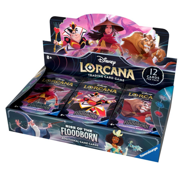 Disney Lorcana Trading Card Game Rise of the Floodborn Booster Box (24 Packs)