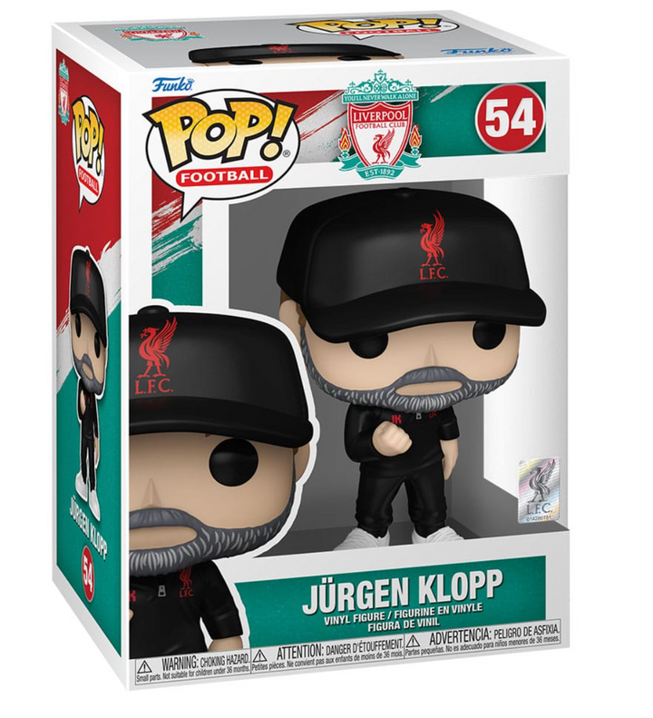 Official Liverpool Football Club Jürgen Klopp Funko! Pop Vinyl Figure : PRE-ORDER ETA Q2
