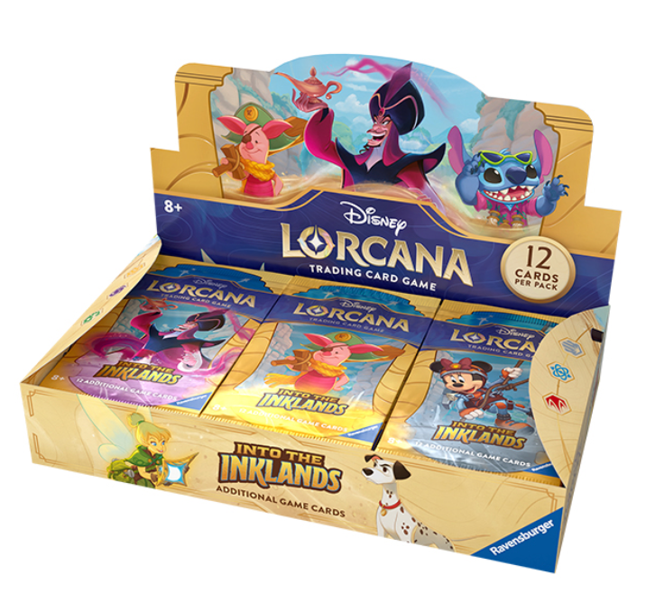 Disney Lorcana Trading Card Game Into The Inklands Booster Box (24 Packs)