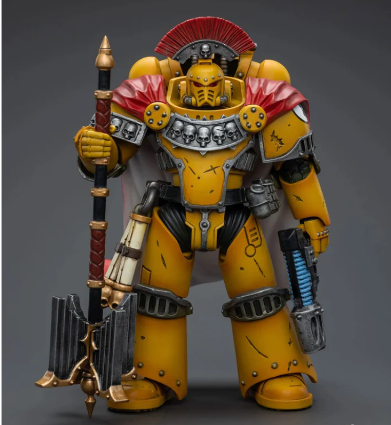 Warhammer 40k Imperial Fists Legion Chaplain Consul 1/18 Scale Figure