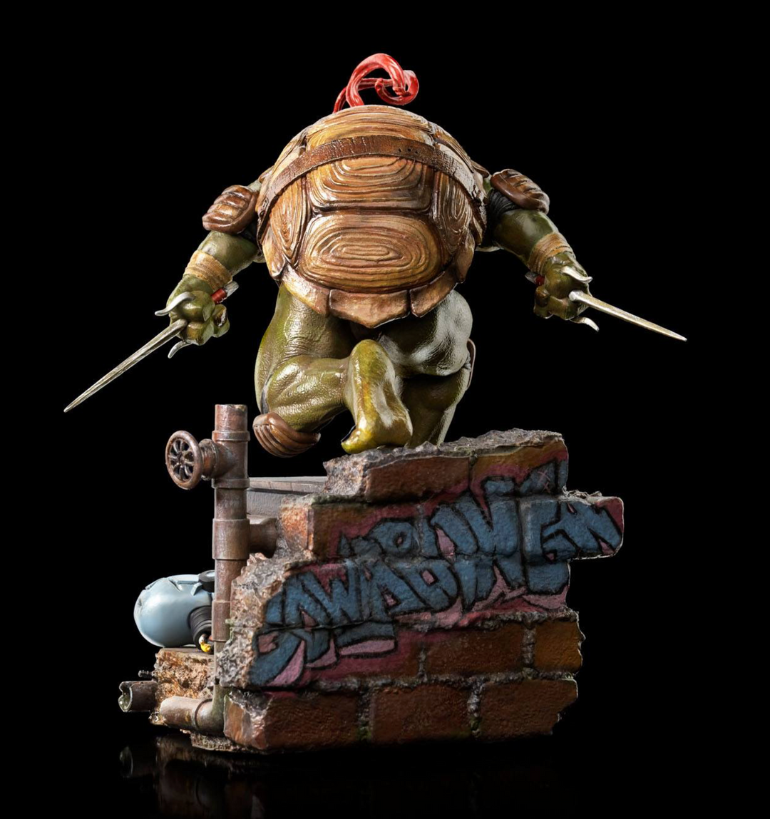 Iron Studios Teenage Mutant Ninja Turtles Battle Diorama Series Raphael 1/10 Art Scale Statue
