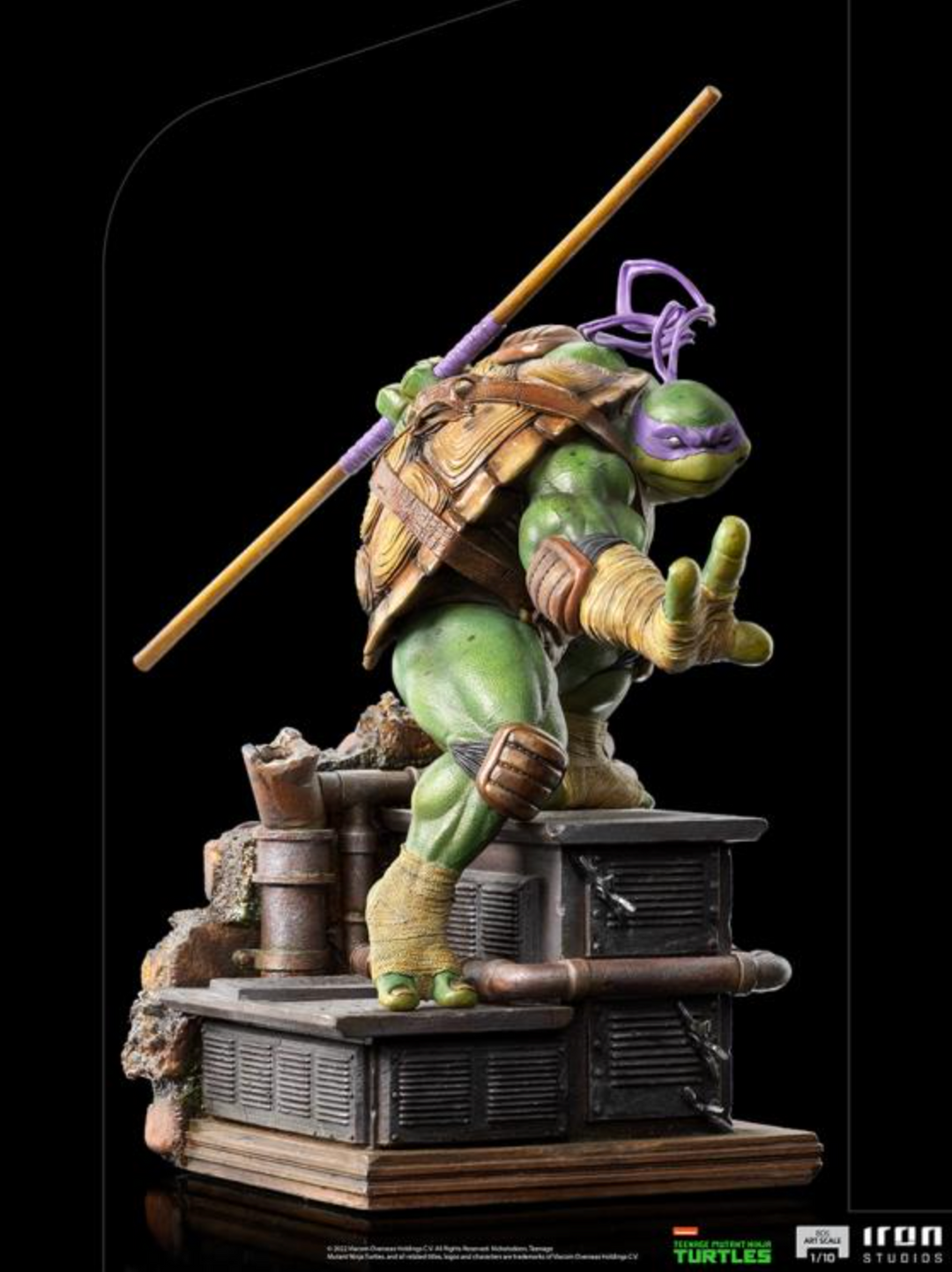 Iron Studios Teenage Mutant Ninja Turtles Battle Diorama Series Donatello 1/10 Art Scale Statue
