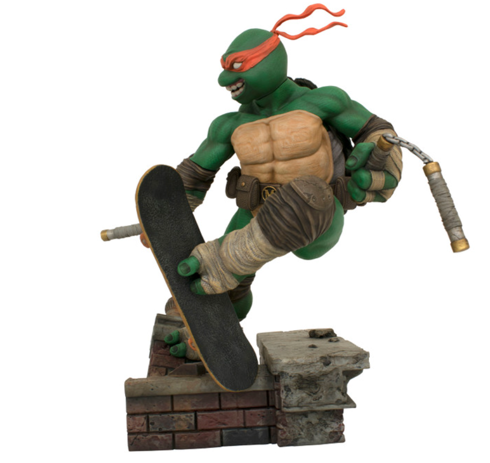 Teenage Mutant Ninja Turtles Gallery Michelangelo Figure Diorama