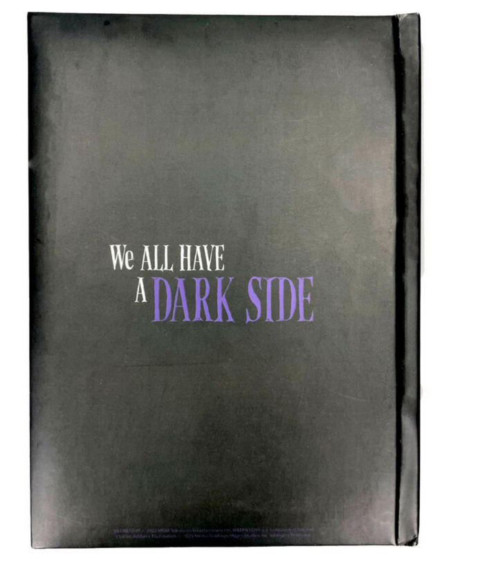 Wednesday Light Up A5 Notebook Dark Side