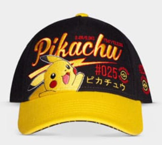 Pokemon Pikachu Hello Curved Bill Cap