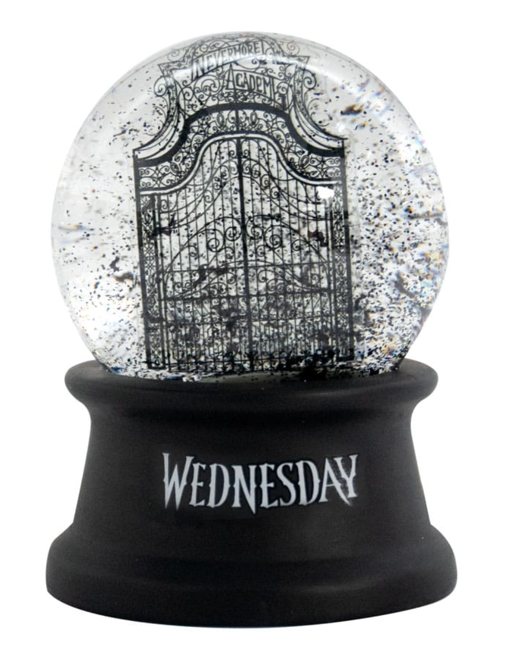Official Wednesday (Netflix) Nevermore Academy Snow Globe