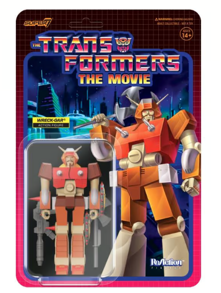Transformers G1 Wreck-Gar ReAction Figure