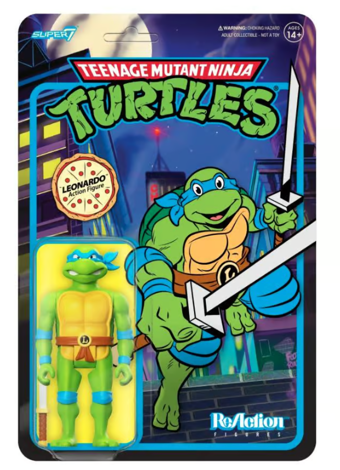 Teenage Mutant Ninja Turtles Leonardo Toon ReAction Figure