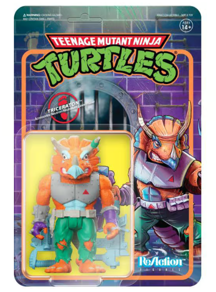 Teenage Mutant Ninja Turtles Triceraton ReAction Figure