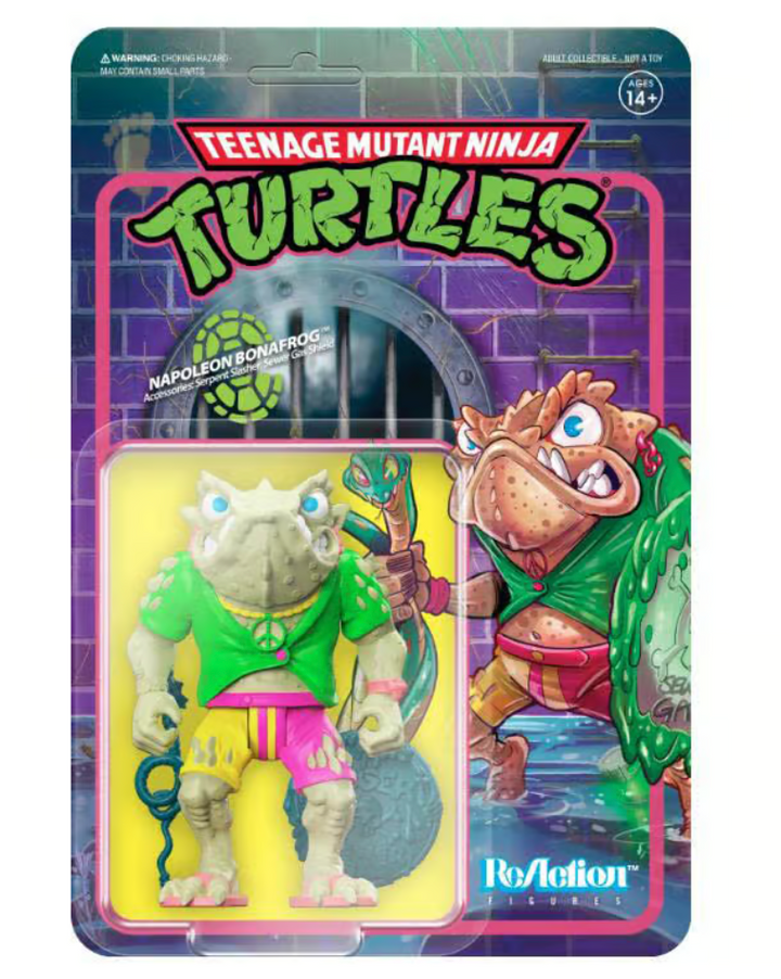 Teenage Mutant Ninja Turtles Napoleon Bonafrog ReAction Figure