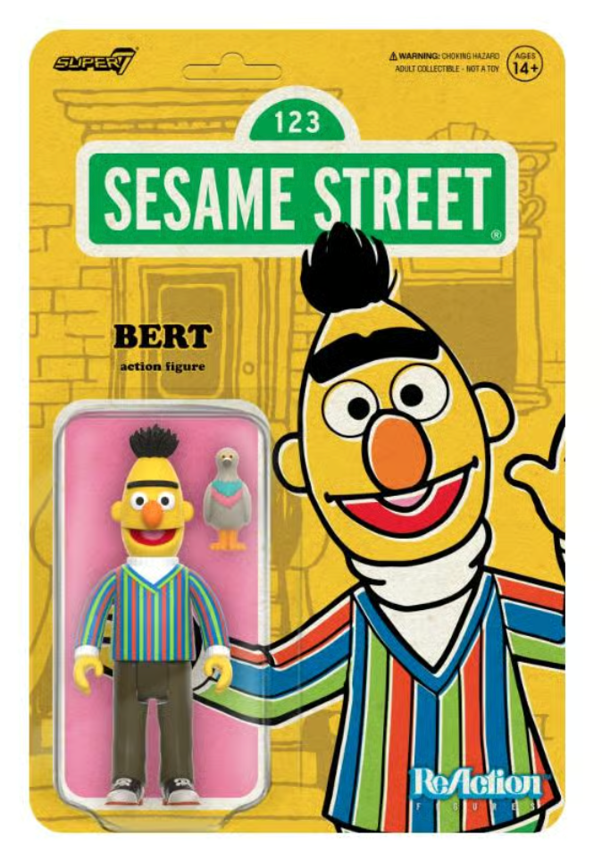 Sesame Street Bert ReAction Figure