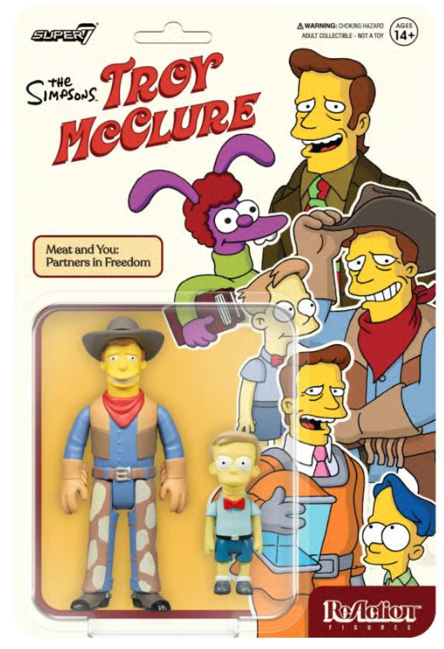 The Simpsons Troy McClure Cowboy ReAction Figure