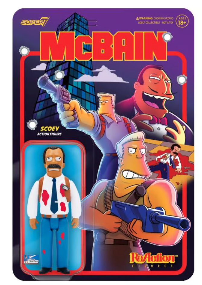 The Simpsons McBain Scoey ReAction Figure