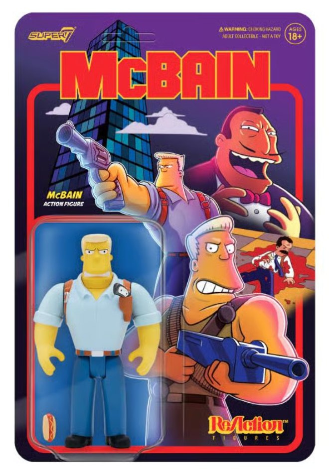 The Simpsons McBain McBain ReAction Figure