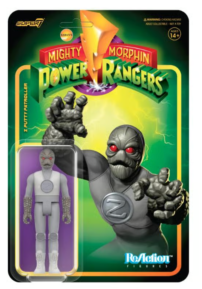 Power Rangers Z Putty ReAction Figure
