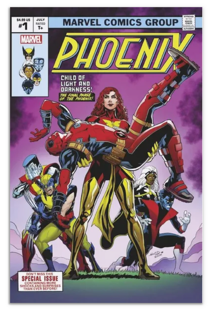 San Diego Comic Con 2024 Phoenix #1 (Will Sliney Marvel Comics Black & White SDCC 2024 PX Variant Edition)
