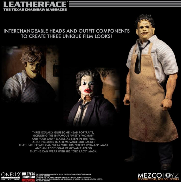 Mezco The Texas Chainsaw Massacre One:12 Collective Deluxe Leatherface