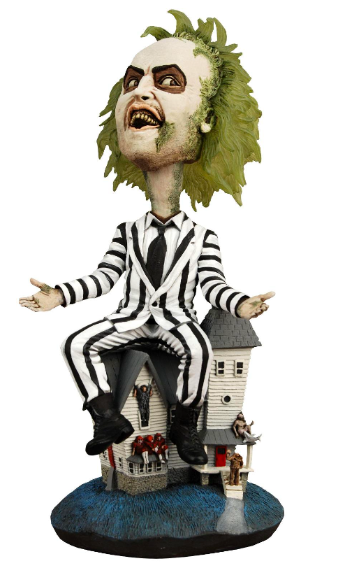 NECA Beetlejuice Head Knocker Striped Suit