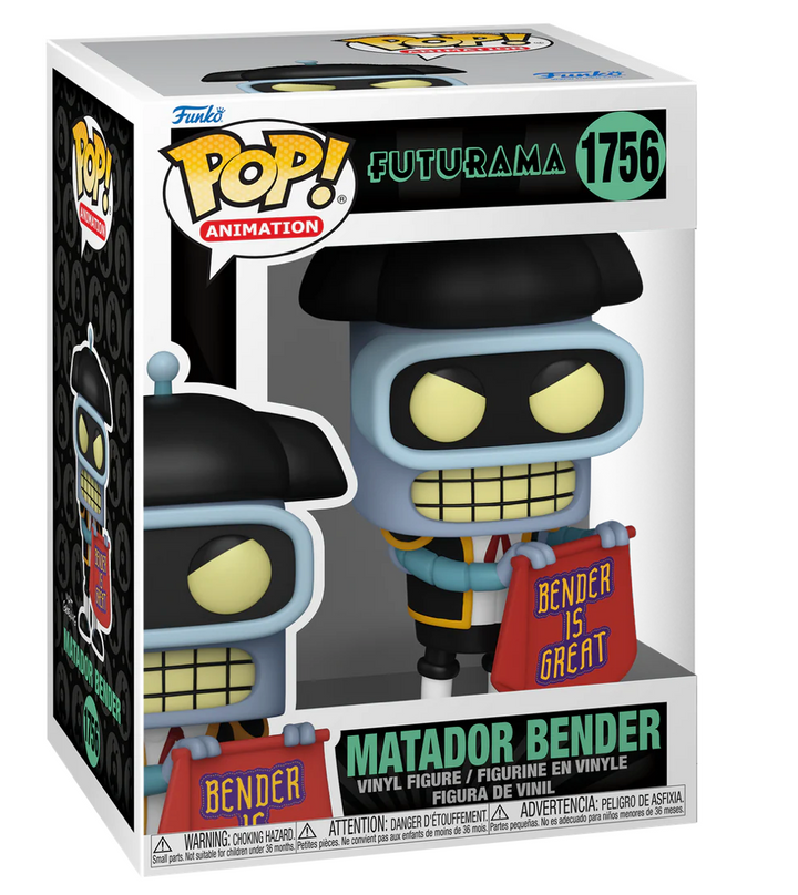 Matador Bender Futurama Funko POP! Vinyl Figure