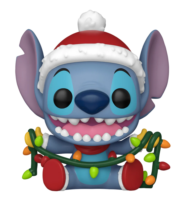 Stitch with Christmas Lights Disney Holiday Lilo And Stitch Funko Pop! Vinyl