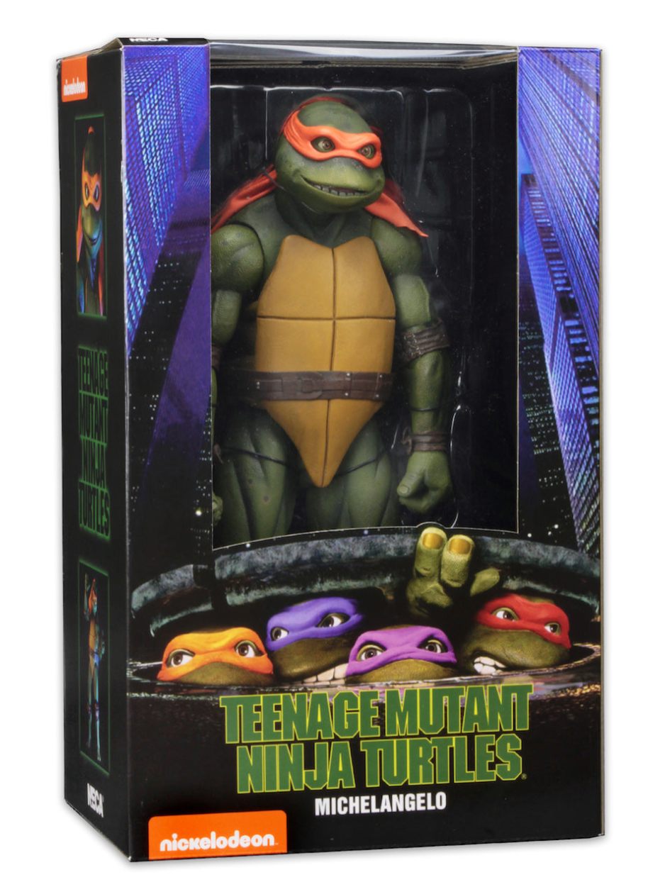 NECA Teenage Mutant Ninja Turtles (1990 Movie) 1/4 Scale Action Figure Bundle