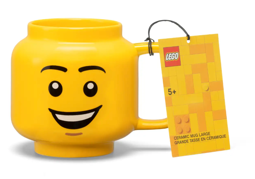 LEGO Large Happy Boy Ceramic Mug