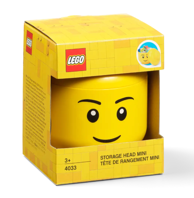 LEGO Small Minifigure Boy Storage Head