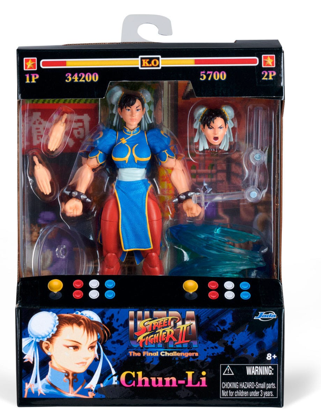 Ultra Street Fighter II The Final Challengers Chun-Li 6" Action Figure