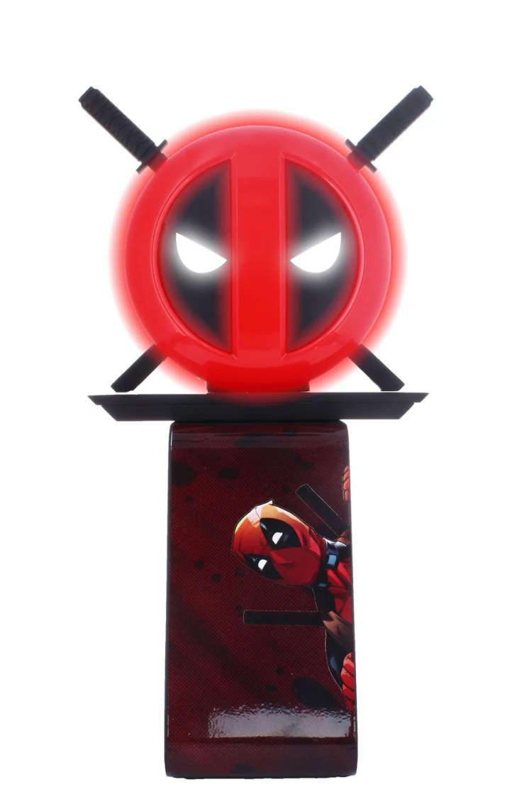 Marvel Deadpool Light Up Ikon Cable Guys Phone and Device Charging Stand