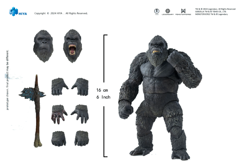 Godzilla x Kong The New Empire Kong PX Previews Exclusive Action Figure