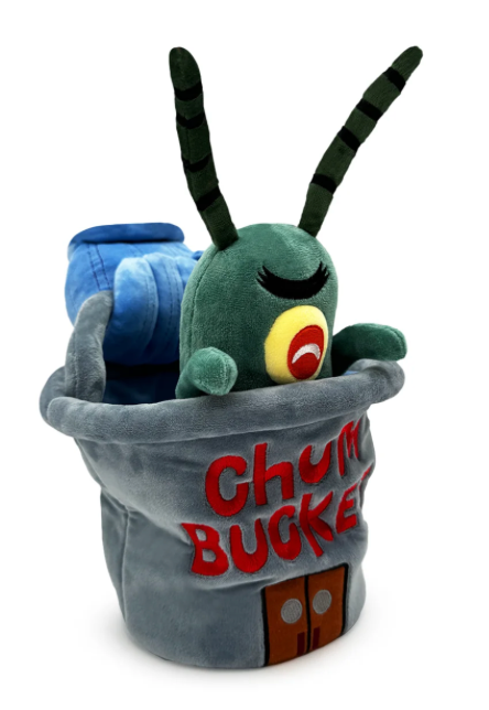 YouTooz Spongebob Squarepants Plankton Chum Bucket 9" Plush