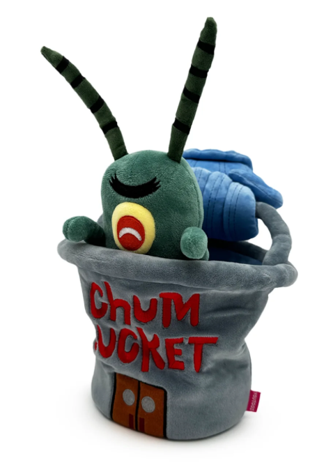 YouTooz Spongebob Squarepants Plankton Chum Bucket 9" Plush