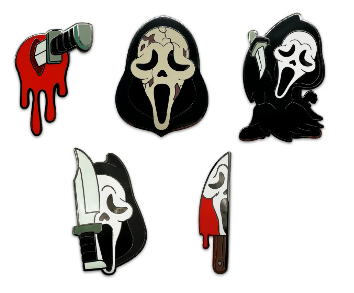 Youtooz Scream Ghost Face Pin Set