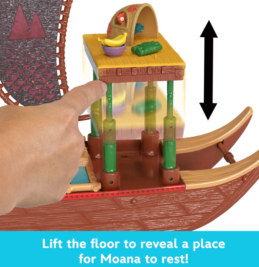 Disney Moana 2 Adventure Canoe Playset