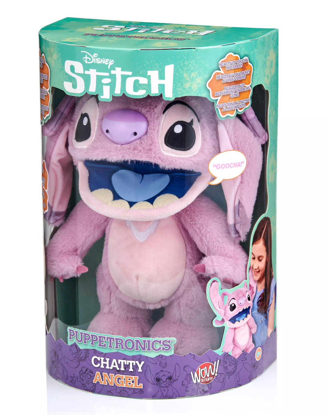 Disney Stitch Chatty Angel Puppetronic