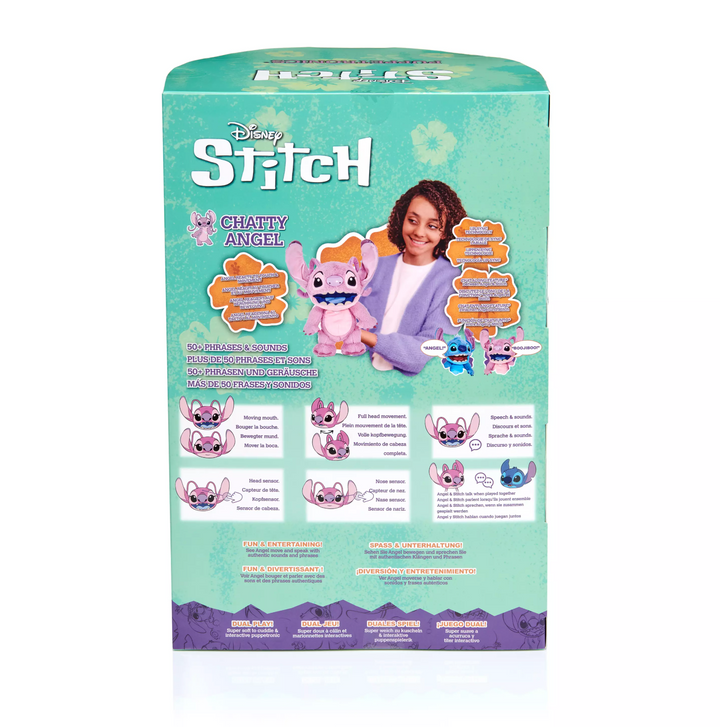 Disney Stitch Chatty Angel Puppetronic