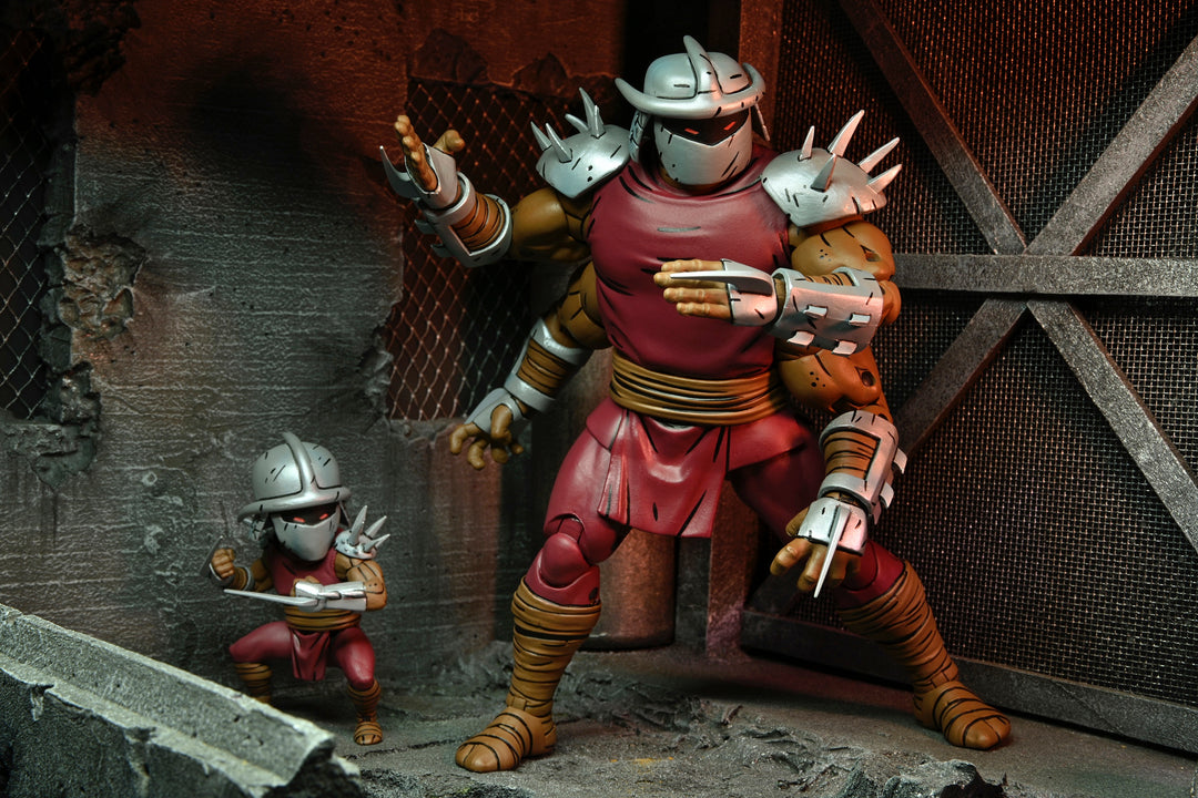 NECA TMNT Comic Shredder Clone And Mini Shredder (Mirage Comics) Deluxe 7| Scale Action Figure Teenage Mutant Ninja Turtles