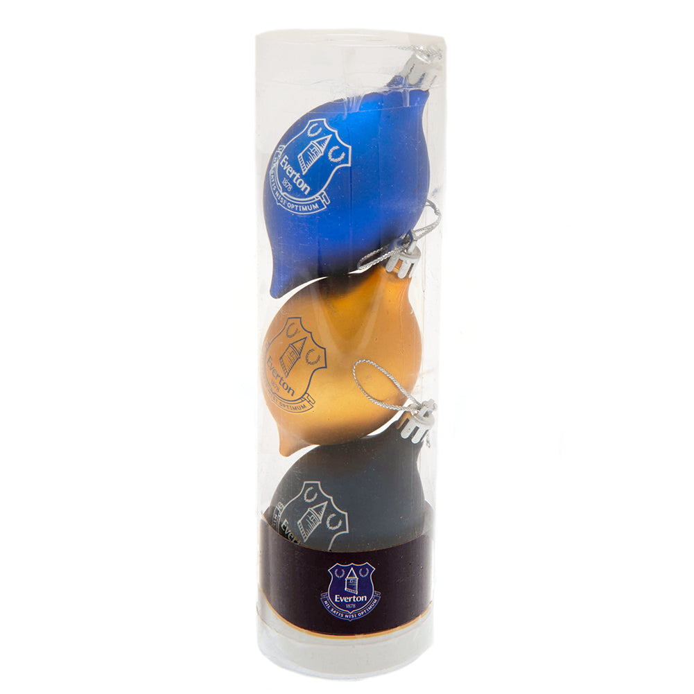 Everton FC 3-Pack Vintage Baubles