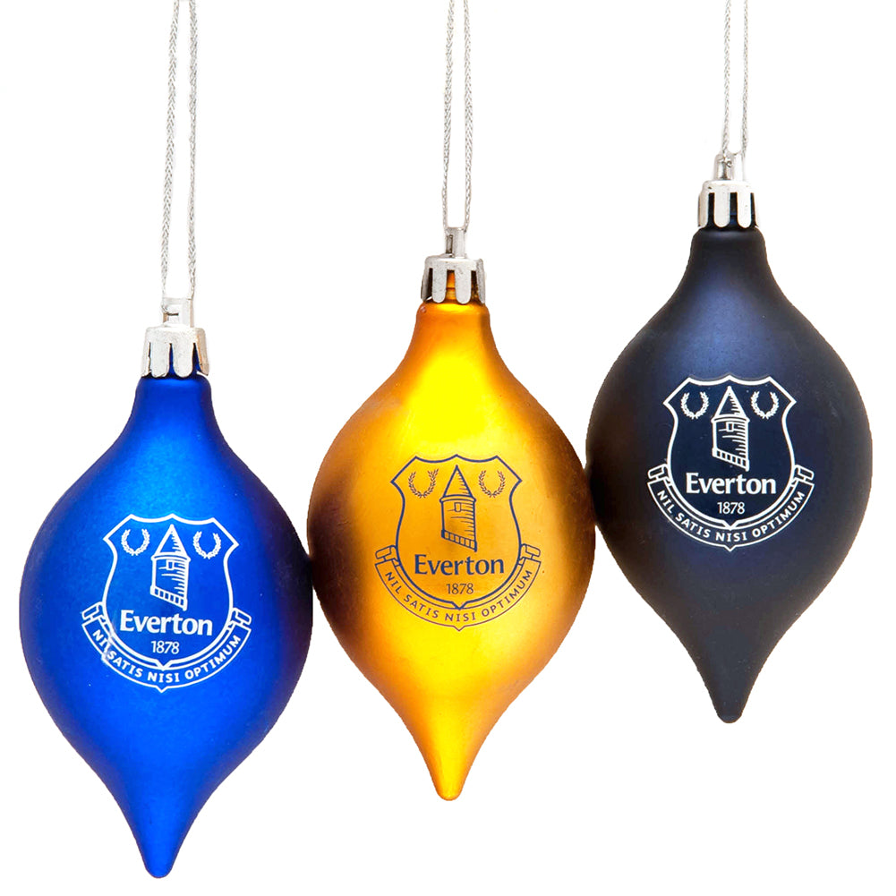 Everton FC 3-Pack Vintage Baubles