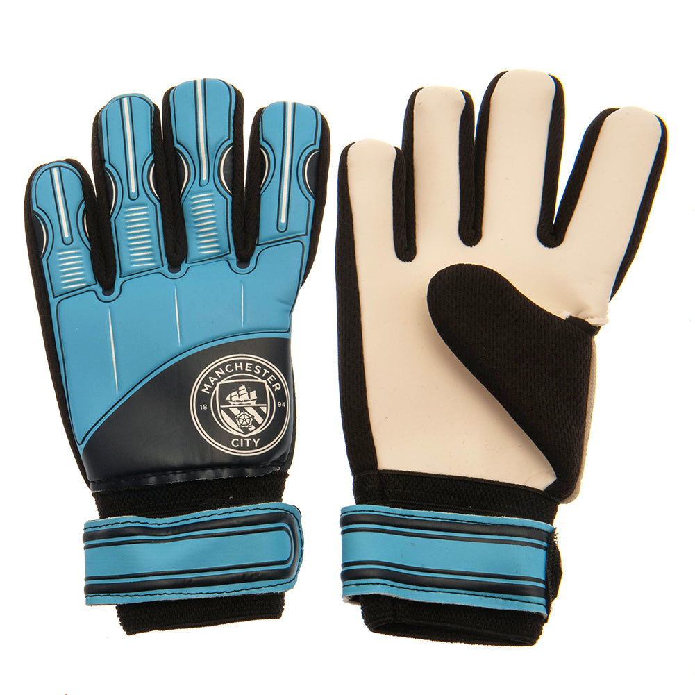 Manchester City FC Goalkeeper Gloves : Size - Kids