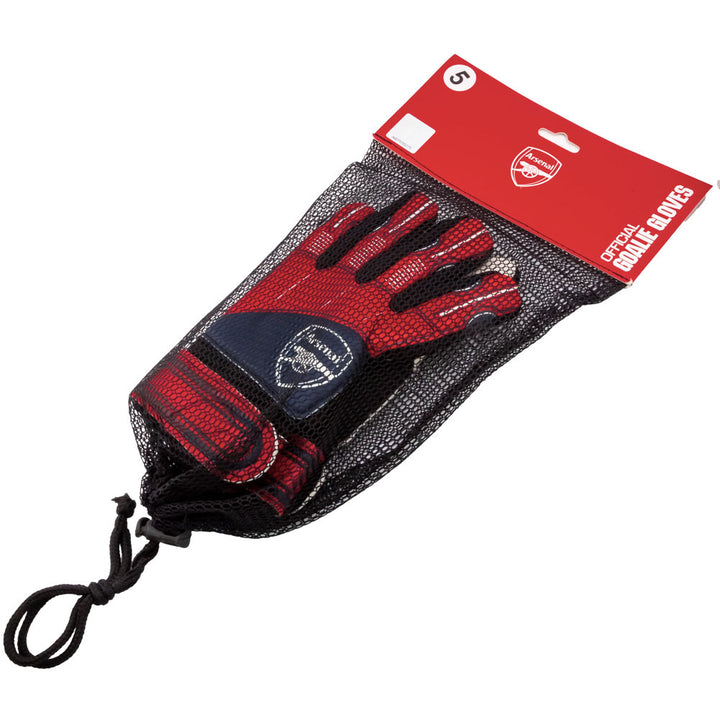 Arsenal FC Goalkeeper Gloves : Size - Kids