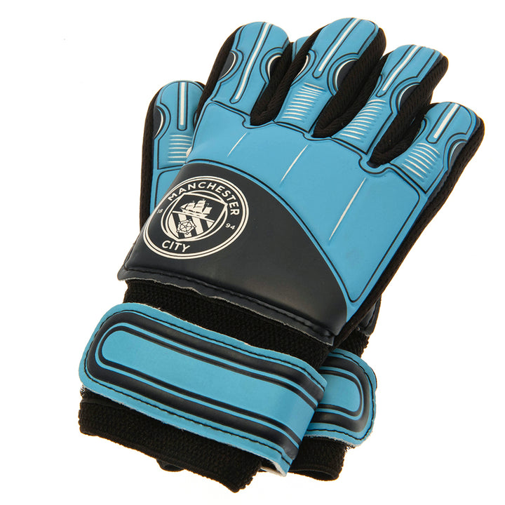 Manchester City FC Goalkeeper Gloves : Size - Youth