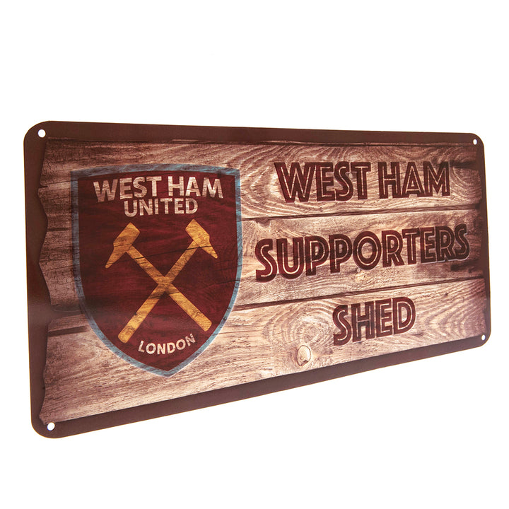 West Ham United FC Shed Sign