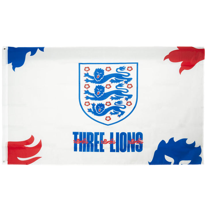 Official England Football 3 Lions Flag