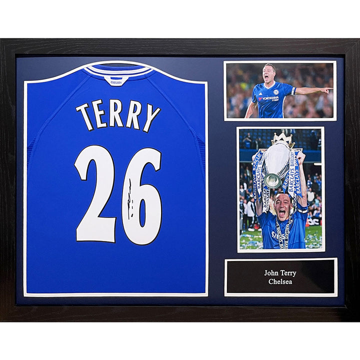Chelsea FC 2000 John Terry Signed Shirt (Framed)