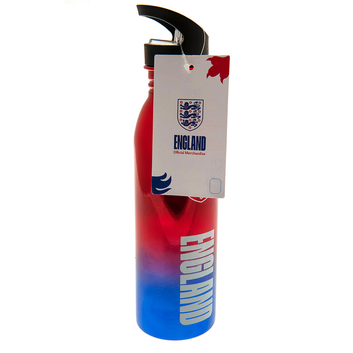 Official England Football Team Metallic Drinks Bottle